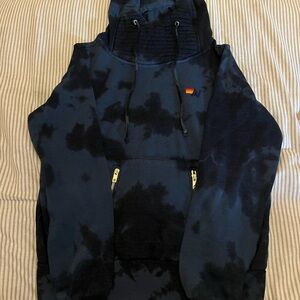 Aviator Nation Blue Tie-Dye Hoodie